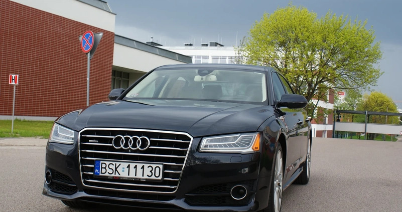 Audi A8 cena 109000 przebieg: 248000, rok produkcji 2015 z Białystok małe 529